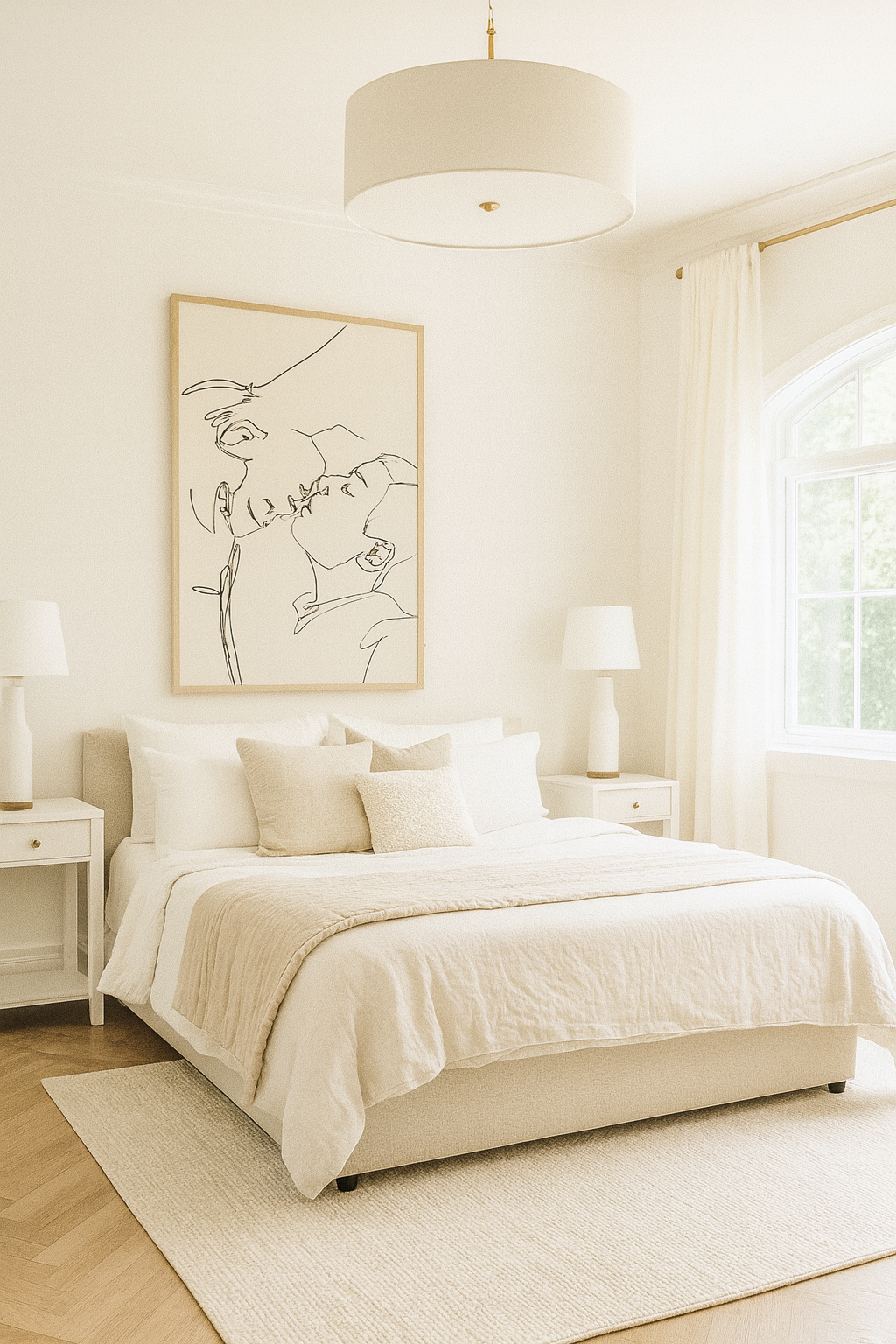 “Lovers” — Fine Line Art Print