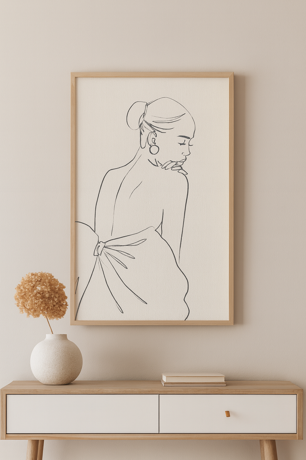 “Poise” — Fine Line Art Print