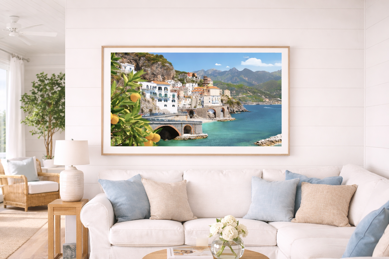 “Lemons of Artrani” - Coast Art Print