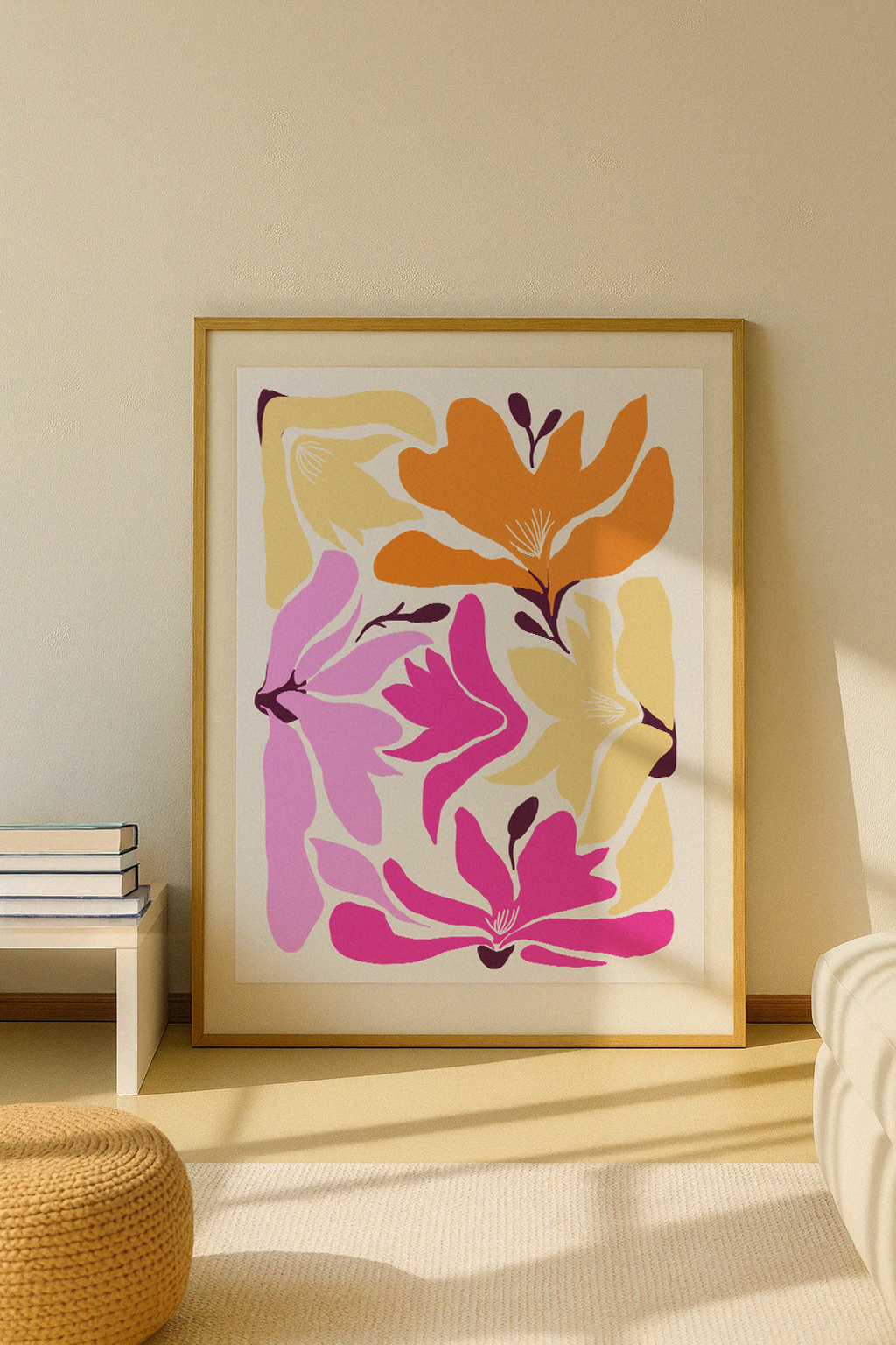 “Bloom Reverie” – Modern Floral Art Print