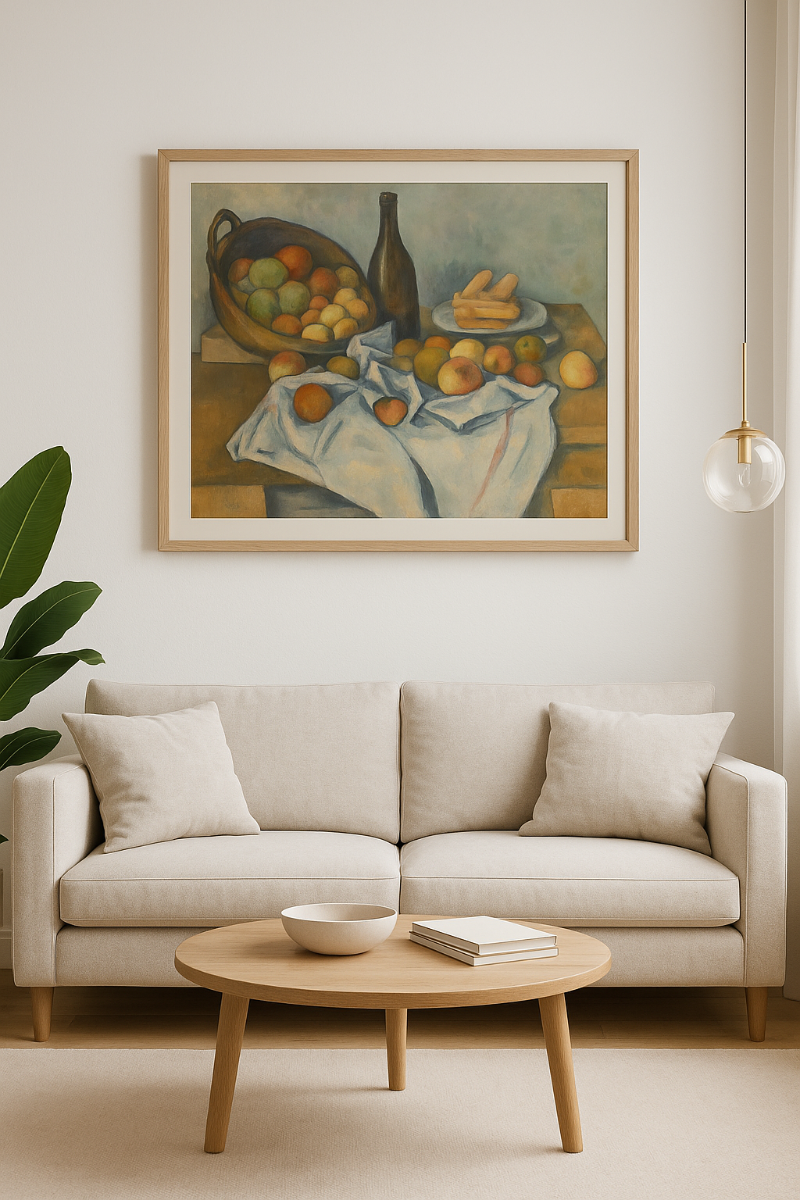 “Cézanne’s Still Life with Apples” – Vintage Art Print