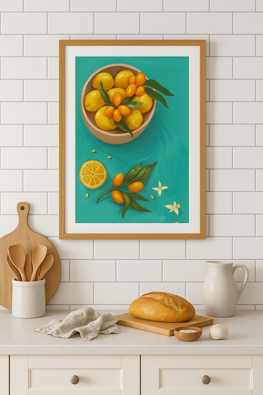 “Sunlit Citrus” Fine Art Print