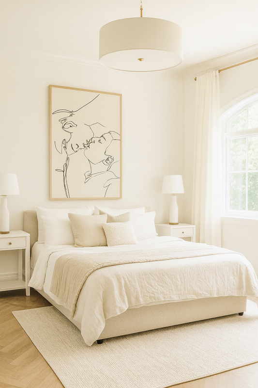 “Lovers” — Fine Line Art Print