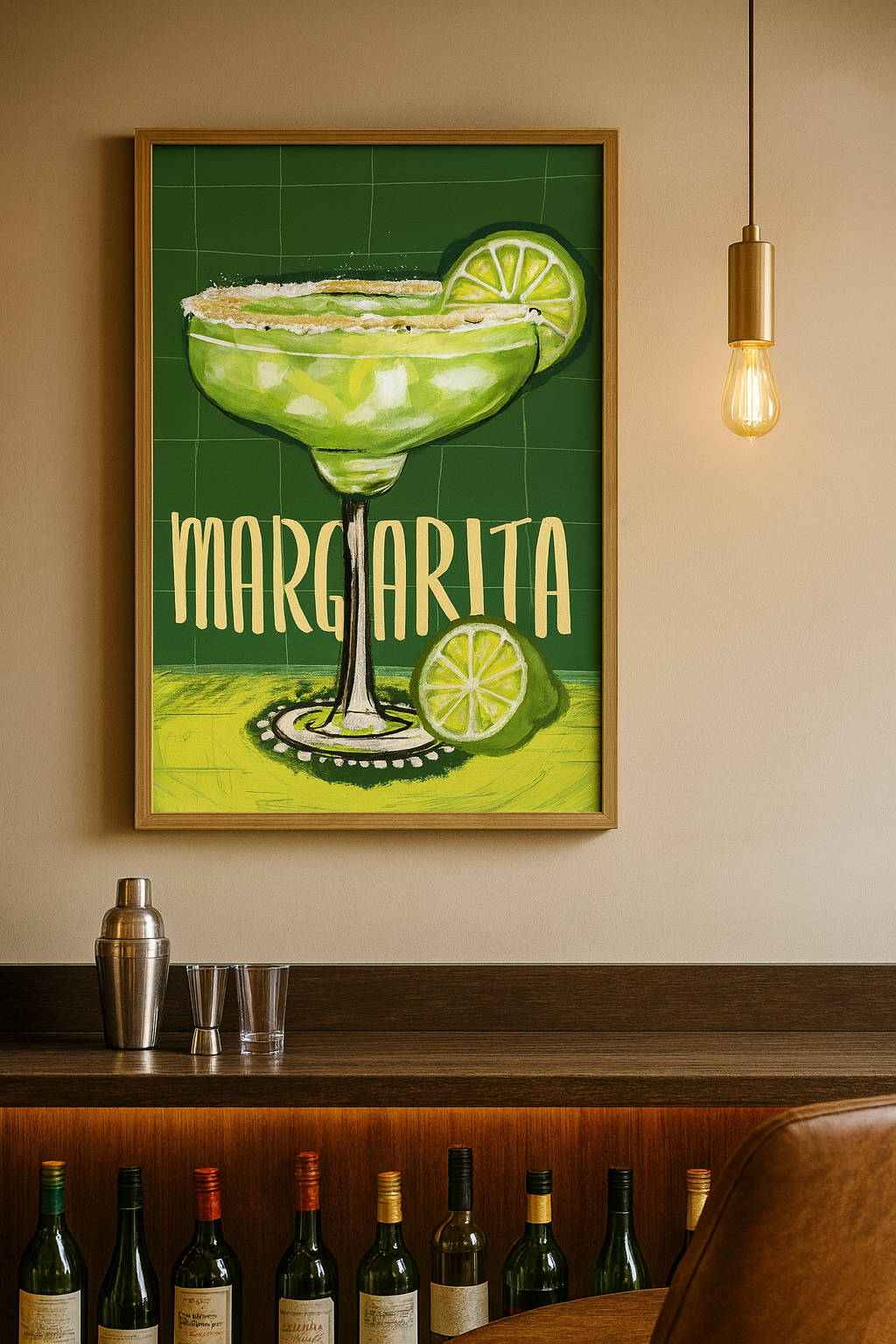 “Margarita” - Vibrant Cocktail Art Print