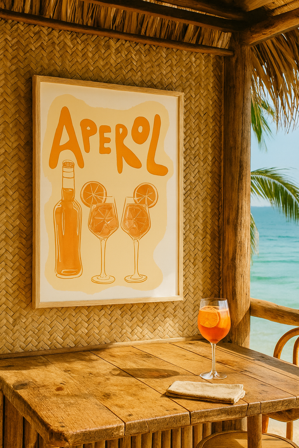 “Aperol Summer” — Cocktail Art Print