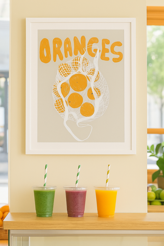 “Oranges” – Kitchen Art Print