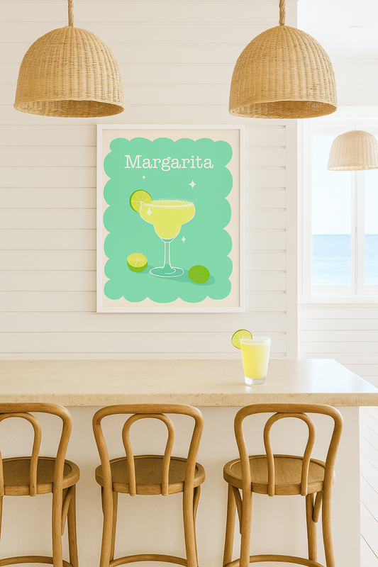 “Margarita” – Coastal Bar Art
