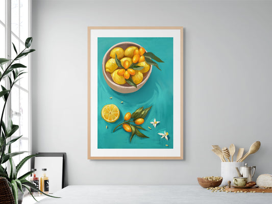 “Sunlit Citrus” Fine Art Print